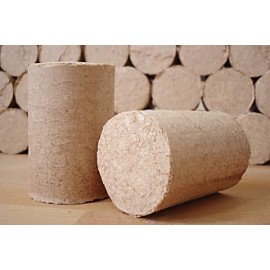 Oak sawdust briquettes